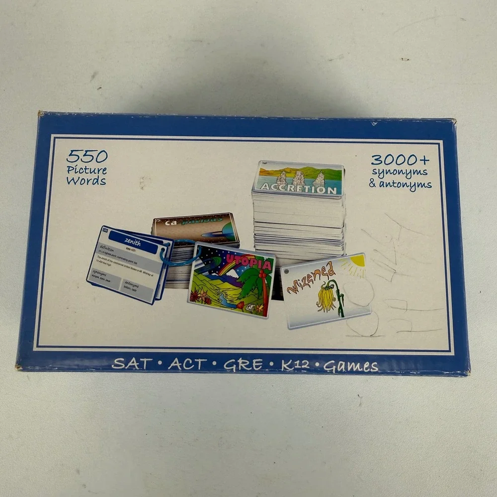 Maries Words Picture Words SAT ACT GRE Vocabulary Flashcards 550 Cards